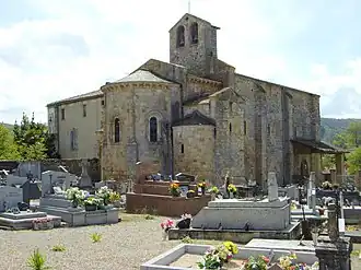 The church in Saint-Jean-de-Verges