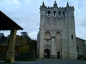 The church in Le Plan