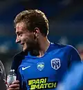 Shevtsov playing for Desna Chernihiv