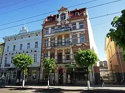 Old townhouses