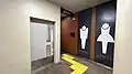 North ticket gates Toilet