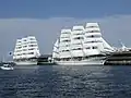 Kaiwo Maru with sister-ship Nippon Maru