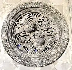 Carved brickwork