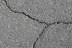 Image 7Cracked asphalt surface (from Road surface)