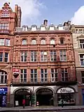 Former Queen Insurance Building and arcade, 13 Castle Street (1887–88; Grade II)
