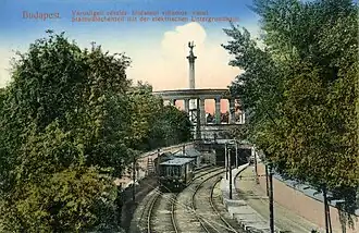 The former tunnel exit