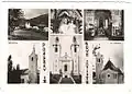 Historical postcard of churches in Nova Štifta