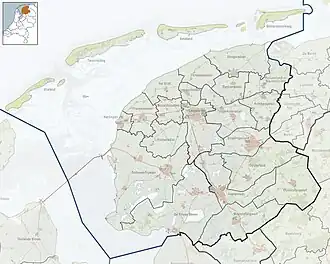 Peperga is located in Friesland