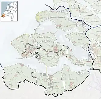 Beldert is located in Zeeland