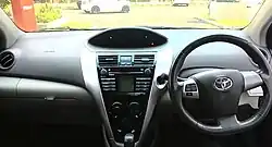 Facelifted interior for Southeast Asian market Vios