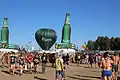 Carlsberg advertising at Woodstock Festival (Poland)