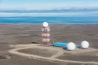 Non-directional beacon at Gjoa Haven Airport