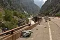 Rock fall on Interstate 70