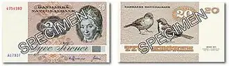 20 kroner bill