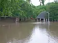 1911 C.W. Parker Carousel under water