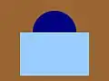 The distinguishing patch of the 52nd Battalion (New Ontario), CEF.