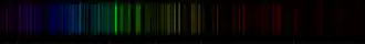 Color lines in a spectral range