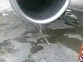 Canadian North 737-200 engine gravel kit vortex dissipator