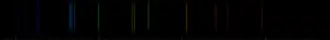 Color lines in a spectral range