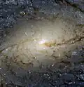 The central region of NGC 3887 by the Hubble Space Telescope[10]