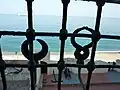 A l'interieur du palais des Rais ou Bastion 23 (vue sur mer).
