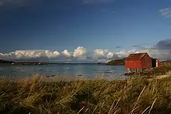 A view to the north from the Nordlysveien - Krøttøy