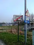 Town sign: no speed limit of 50&nbsp;km/h any more in Aaigem