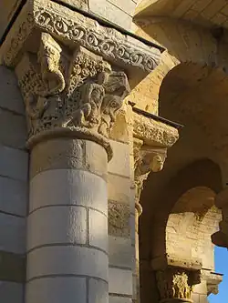 Saint-Benoît, one of the porch-tower capitals dedicated to the Apocalypse.