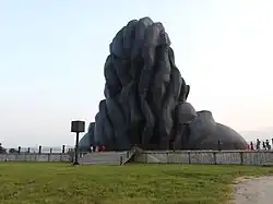 Back of the bust