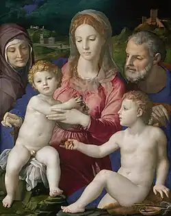 The Holy Family with St. Anna and the Boy John, c. 1540, Kunsthistorisches Museum, Vienna