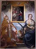 Annunciation amongst Saints Prospero and Catherine