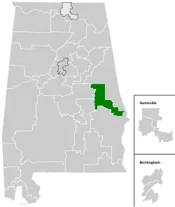 Map of the district