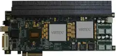Aldec FPGA-based prototyping platform with dual FPGA configuration.