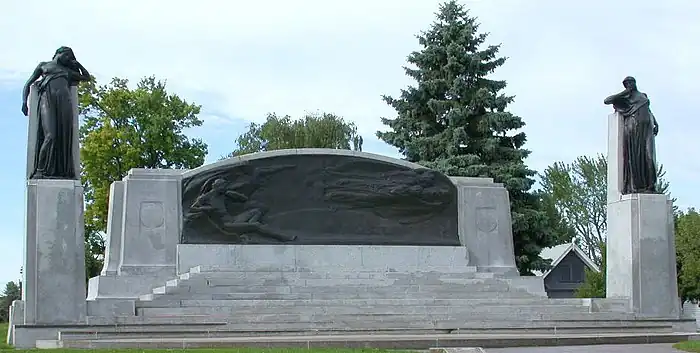 The Bell Telephone Memorial, commemorates the invention of the telephone, Brantford, Ontario