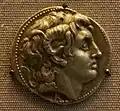 Tetradrachm of Lysimachos with the head of Alexander, Greece, about 305-281BC