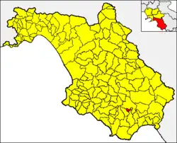 Alfano within the Province of Salerno
