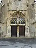 Entry to the church