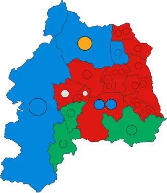 2023 results map