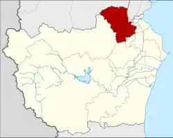 District location in Phetchaburi province