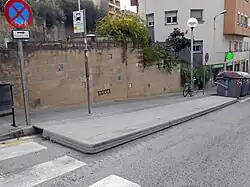 Bus platform.