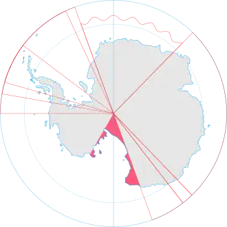 Location of the Ross Dependency