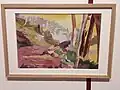 Baud, Marcelle. The Auvergne Countryside 3. Watercolour. Traits d'Egypte: Marcelle Baud (1890-1987), Musée Bargoin.
