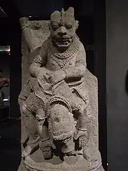 Narasimha statue; 12th century from Java, Indonesia; Institute for Preservation of Cultural Heritage.