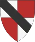 Arms of Widdrington, Baron Widdrington[3]