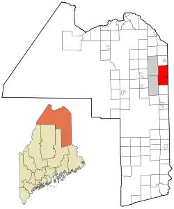 Location of Fort Fairfield, Maine