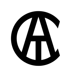 Logo with the letters A, C and T merged together