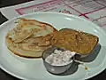 Sabji with paratha