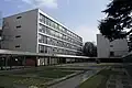 The Curie (left) and Descartes (right) buildings.