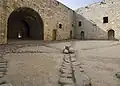 Inside the castle