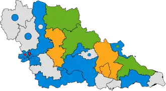 2019 results map